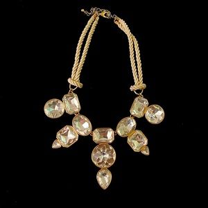 Beautiful BIG corded necklace.